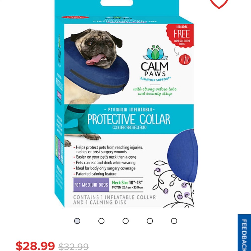 SOLD Inflatable Collar
